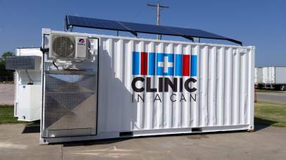 Clinic in a can exterior